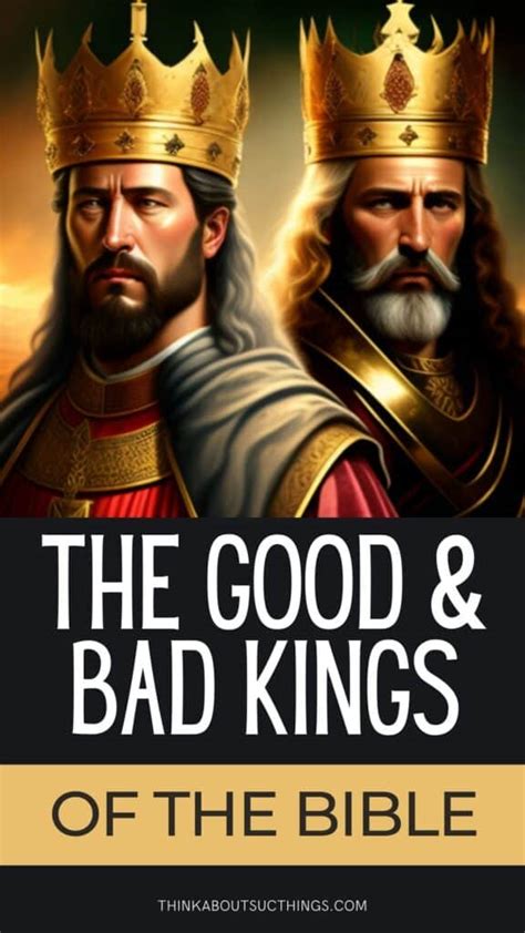 Good Bad Mixture of good and bad. . List of good and bad kings in the bible